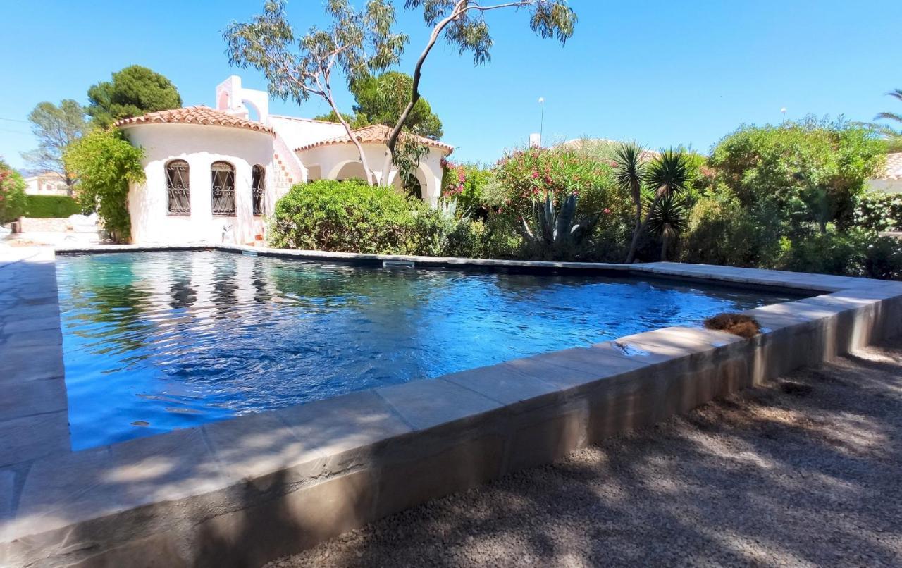 Villa Dos Calas - Bonita Villa De Estilo Rustico Y Piscina De Agua Salada L'Ametlla de Mar Exterior photo